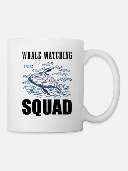Walbeobachter Spruch Wal Fans Buckelwale - Tasse - Weiß