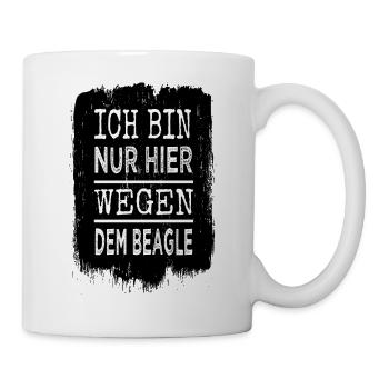 lieben lustiger spruch hundeliebhaber - Tasse - Weiß - Rechts