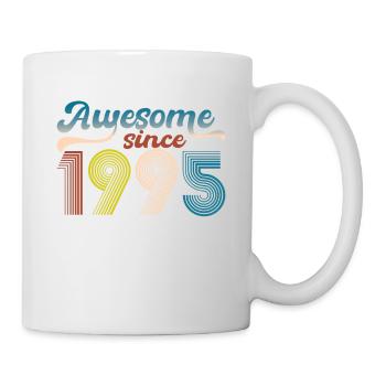 Vintage 1995 Retro Bitrthday Edition Limitée - Mug blanc - blanc - Droite