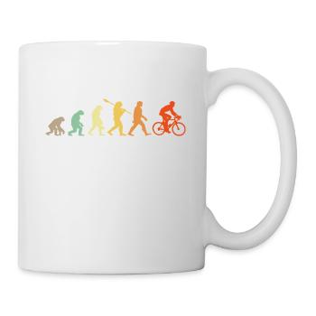Development of road cyclists - Mug - white - Right
