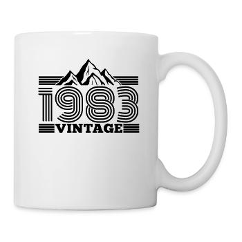 1983 Birthday Mountains Hiking Climbing - Mug - white - Right