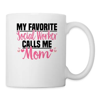 Social Work Social Work Social Work Mom - Mug - white - Right