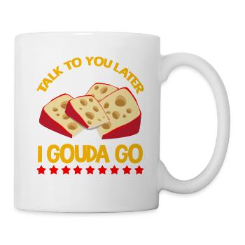 Devis fromagerie pour les amateurs de fromage Gouda et de Gouda - Mug blanc - blanc - Droite