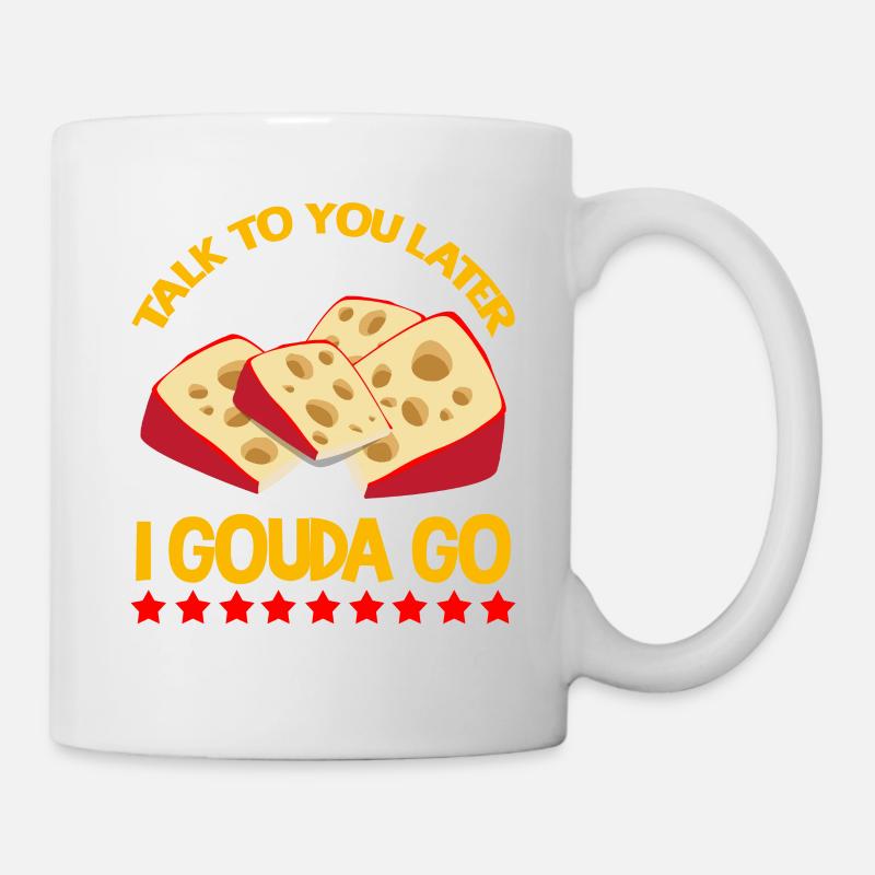 Devis fromagerie pour les amateurs de fromage Gouda et de Gouda - Mug blanc - blanc