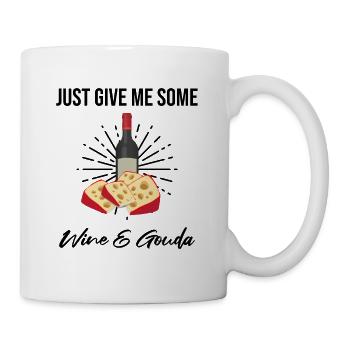 Gouda lovers for smoked Gouda - Mug - white - Right