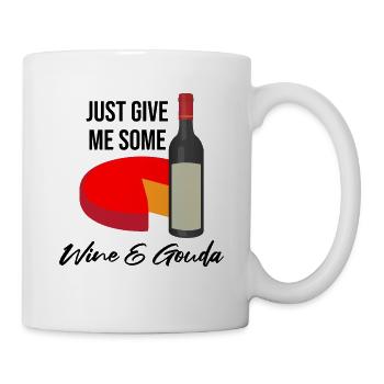 Charcuterie design for cheesemakers - Mug - white - Right
