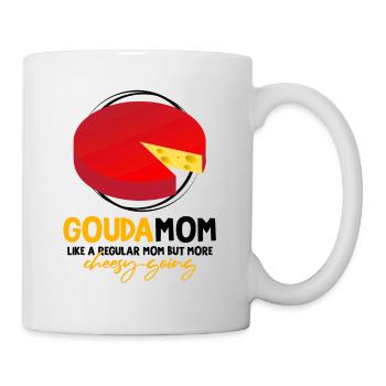 Cheese Making Quote for Gouda Cheese and Gouda Lovers - Mug - white - Right