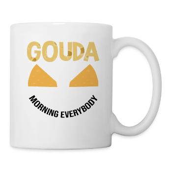 Devis fromagerie pour les amateurs de fromage Gouda et de Gouda - Mug blanc - blanc - Droite