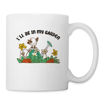 IlI Will Be In My Garden Bird Watching - Mug - white - Right