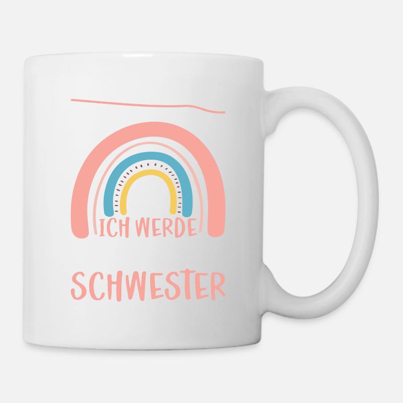 Ich Werde Große Schwester - Tasse - Weiß