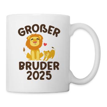 Großer Bruder 2025 - Tasse - Weiß - Rechts