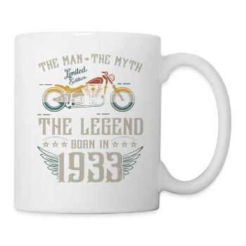 The man the myth the legend born in 1933 gift - Mug - white - Right