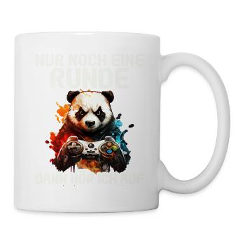 Nur noch eine Runde dann hör ich auf Kinder Gaming - Tasse - Weiß - Rechts