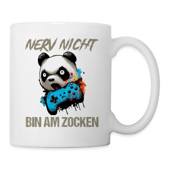 Nur noch eine Runde dann hör ich auf Kinder Gaming - Tasse - Weiß - Rechts