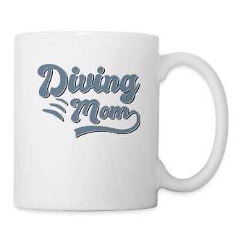 Diving Mama Gift - Mug - white - Right
