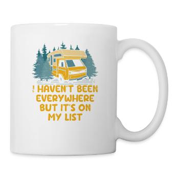 Everywhere Is on My List Traveler Road Trip - Mug - white - Right