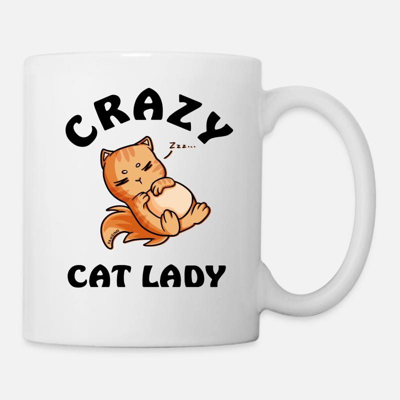Crazy Cat Lady - Tasse - Weiß