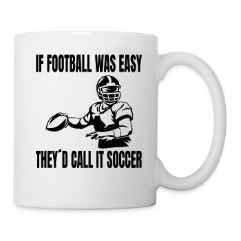 American Football Football Fan - Mug - white - Right