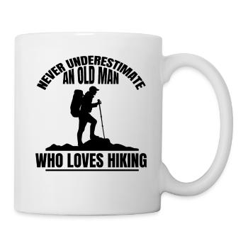 Randonnée en montagne Escalade de bloc Escalade de montagnes Alpinisme - Mug blanc - blanc - Droite