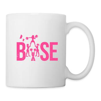 Funny Cheerleading All About That Base Cheer - Tasse - Weiß - Rechts