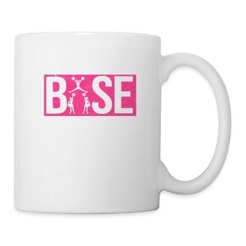 Funny Cheerleading All About That Base Cheer - Mug - white - Right