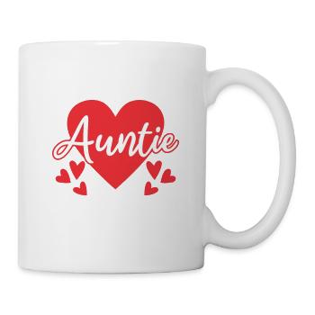 Désolé mesdames tante est ma Saint-Valentin Saint-Valentin - Mug blanc - blanc - Droite