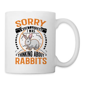 Rabbit Rabbit Rabbit Rabbit - Mug - white - Right