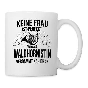 Waldhorn Waldhornspieler Waldhornist - Tasse - Weiß - Rechts