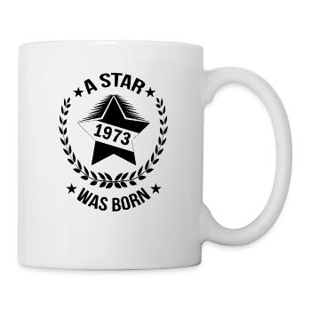 Une star est née en 1973 - Mug blanc - blanc - Droite