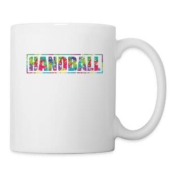 Équipe de handball, club, entraîneur, entraîneur, joueur - Mug blanc - blanc - Droite