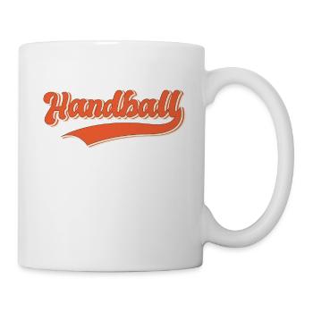 Équipe de handball, club, entraîneur, entraîneur, joueur - Mug blanc - blanc - Droite