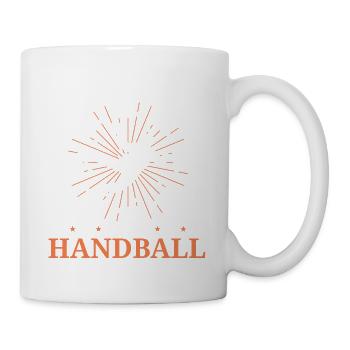 Équipe de handball, club, entraîneur, entraîneur, joueur - Mug blanc - blanc - Droite