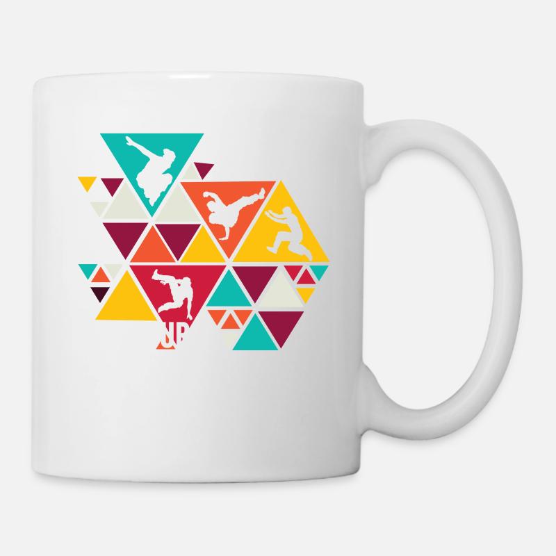Parkour, Freerunning, Street Workout, Acrobatic - Tasse - Weiß