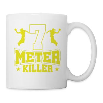 Équipe de handball, club, entraîneur, entraîneur, joueur - Mug blanc - blanc - Droite