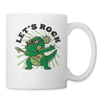Guitar Player T-Rex - Mug - white - Right