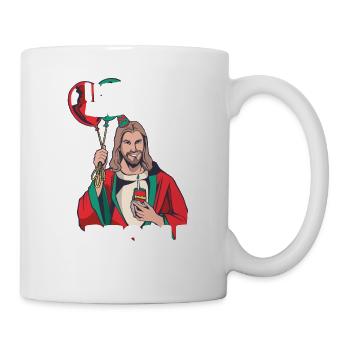 I Like Jesus And Maybe 3 People - Mug - white - Right