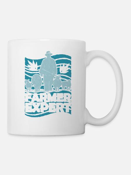 Farmer Expert - Tasse - Weiß