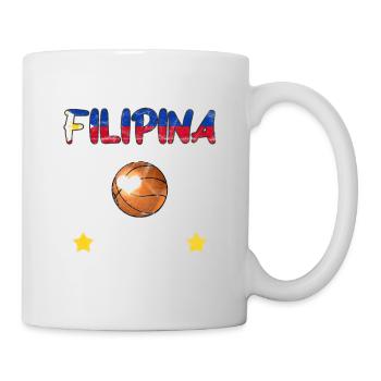 Philippines Mother Flag Basketball I Gift - Mug - white - Right