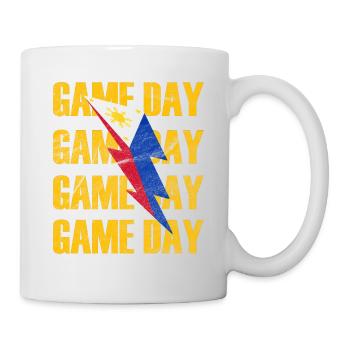 Philippines Filipino Flag Basketball I Cadeau - Mug blanc - blanc - Droite