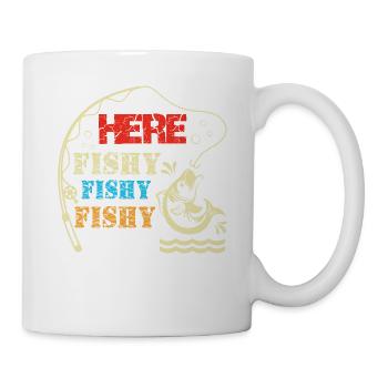 Here Fishy - Mug - white - Right