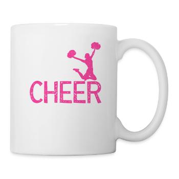 Eat Sleep Cheer Repeat - Cheerleader Cheerleading - Mug - white - Right