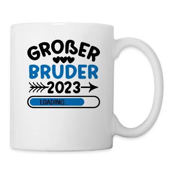 Großer Bruder 2023 - Tasse - Weiß - Rechts