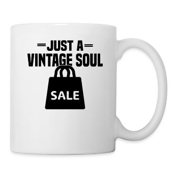Secondhandladen Secondhand Öko Hipster Gebraucht - Tasse - Weiß - Rechts