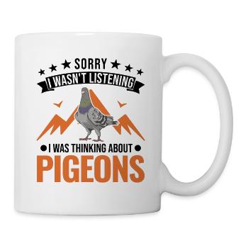 Pigeon Cadeau Pigeon Fancier City Pigeon Pigeonnier Pigeon Transporteur Pigeon - Mug blanc - blanc - Droite