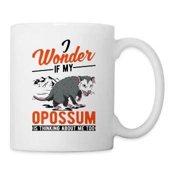 Opossum Gift Possum Marsupial - Mug - white - Right