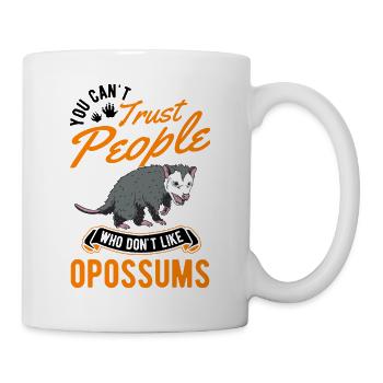 Opossum Gift Possum Marsupial - Mug - white - Right