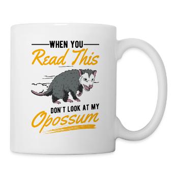 Opossum Gift Possum Marsupial - Mug - white - Right