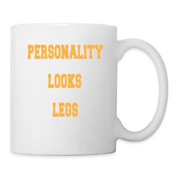 Personality 9/10 Looks 8/10 Leg 1/2 Prosthesis - Tasse - Weiß - Rechts