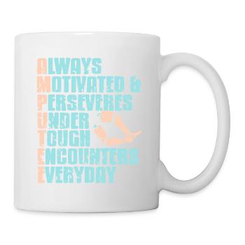 Awesome Meaning Of An AMPUTEE Prosthesis T-Shirt - Tasse - Weiß - Rechts