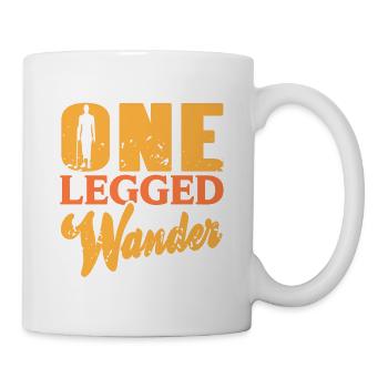 One Legged Wonder Retro Funny Prosthesis Designs - Mug - white - Right